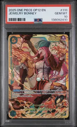 Jewelry Bonney One Piece OP12-118 SEC Legacy of the Master English - PSA 10 - Image 1