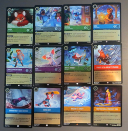 Disney Lorcana Winterspell Lot (280) UC/R/SR/Legendary/Cold Foil/Deck Box/Dice - Image 4
