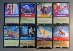 Disney Lorcana Winterspell Lot (280) UC/R/SR/Legendary/Cold Foil/Deck Box/Dice - Image 5