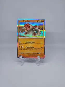 049/131 GROUDON | RARE HOLO | PRISMATIC EVOLUTIONS POKEMON CARD - Image 1