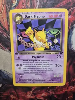 Pokemon 1st Edition Dark Hypno Rare 26/82 WOTC Team Rocket MP - Image 1