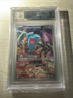 BGS 9 - Team Rocket's Wobbuffet SVP 203 Pokemon Center Stamped Promo - Image 1
