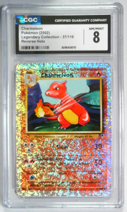 CGC 8 Charmeleon 2002 Legendary (Collection) 37/110 Reverse Holo Pokemon Card - Image 1