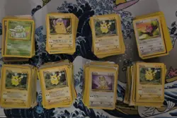 Vintage Pokemon Card Lot WOTC Unlimited Set Era 800+ MP - DMG - Image 2