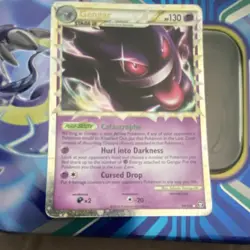 Gengar Triumphant 94/102 Holo Rare Stage 2 90 HP Pokemon TCG Card - Image 1