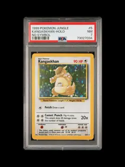 Pokemon Pokemon 1999 Jungle Kangaskhan Holo No Symbol #5 PSA 7 - Image 1