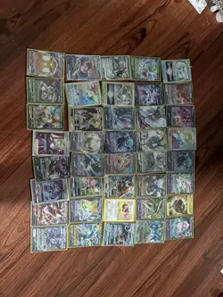 Pokemon Card Lot 32 Cards – Holo, Rare, V, GX, EX – Mixed Collection - Image 3