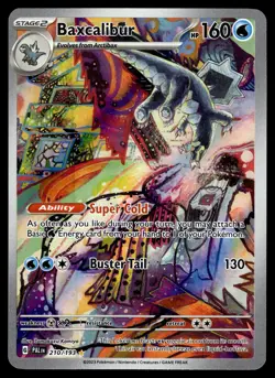 Baxcalibur Illustration Rare 210/193 SV02: Paldea Evolved Pokemon - Image 1