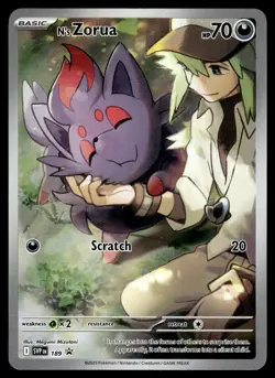 N's Zorua 189 SV: Scarlet & Violet Promo Cards Pokemon - Image 1