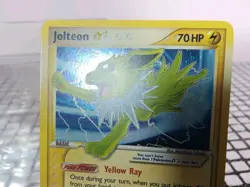 2007 Pokemon GOLD STAR EX Power Keepers SHINY Jolteon Holo Foil Rare 101/108 - Image 3