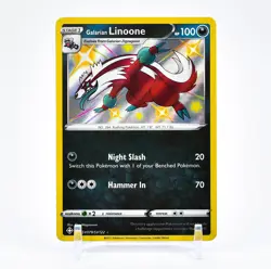 Galarian Linoone - SV079/SV122 Shining Fates SHINY Holo Rare Pokemon - NM/MINT - Image 1