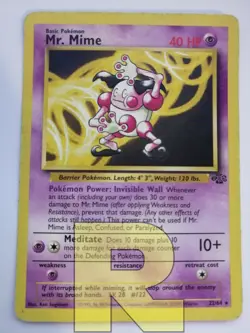 Mr. Mime ® Jungle 22/64 ® Rara ® Pokemon ® Inglese ® EX - Image 1
