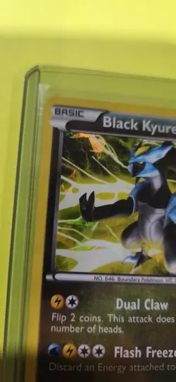 Pokemon BLACK KYUREM 100/149 Boundaries Crossed CRACKED ICE HOLO PROMO - NM/M - Image 5