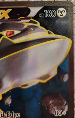 POKEMON XY STEAM SIEGE STEELIX EX 108/114 FULL ART ULTRA RARE HOLO NEAR MINT - Image 4