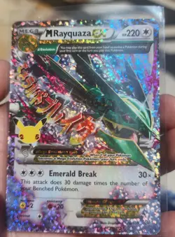 Pokemon TCG M Rayquaza EX 76/108 Celebrations Classic Collection NM Condition - Image 1