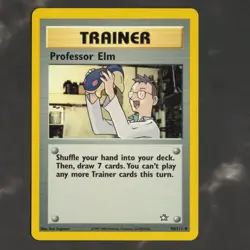 PROFESSOR ELM 96/111 - UNCOMMON - Neo Genesis - VINTAGE WOTC Pokemon Card - HP - Image 1