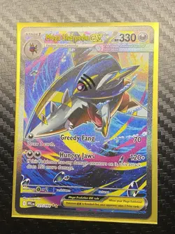 Pokemon Mega Sharpedo EX Full Art Holo Special Illustration Rare 127/094 - Image 1