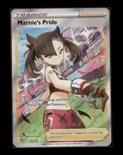 Marnie's Pride - 171/172 Brilliant Stars Pokemon TCG Full Art Ultra Rare NM - Image 1