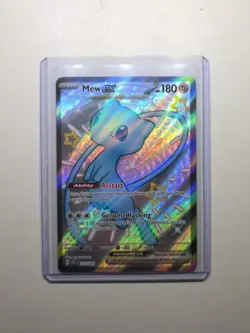 Pokemon TCG Mew EX 216/091 Paldean Fates Full Art Shiny Ultra Rare - Image 1