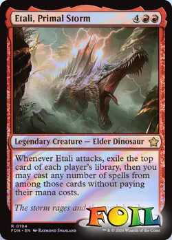 Etali, Primal Storm 0194 MTG Foundations Rare NP Foil - Image 1