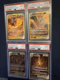Pokemon Crown Zenith Gold VSTAR Set GG67 GG68 GG69 GG70 Sequential PSA 10 - Image 1