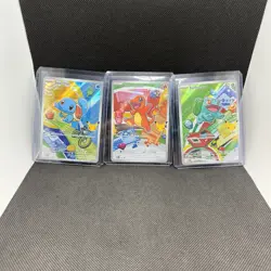 Pokemon Charmander, Squirtle, Bulbasaur 037, 038, 039 - First Partner 30th Gen 1 - Image 1