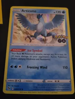 Pokemon TCG Articuno Pokemon Go 024/078 Holo Holo Rare - Image 2