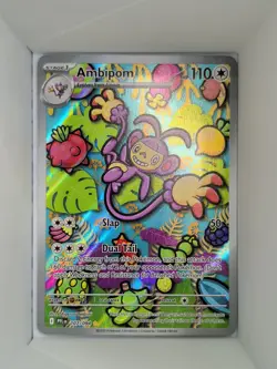 Ambipom 107/094 Phantasmal Flames Holo Illustration Rare NM Pokemon TCG - Image 1