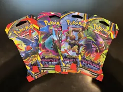 Pokemon TCG Mega Evolution Phantasmal Flames Booster Pack 10 Cards English - Image 1