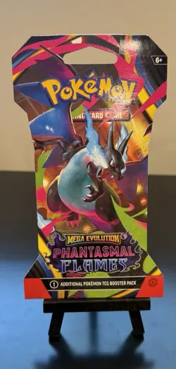 Pokemon TCG Mega Evolution Phantasmal Flames Booster Pack 10 Cards English - Image 3