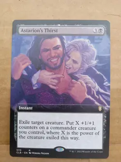 Astarion's Thirst - CLB #570 Regular NM MTG EXTENDED ART Nice Card - Image 1