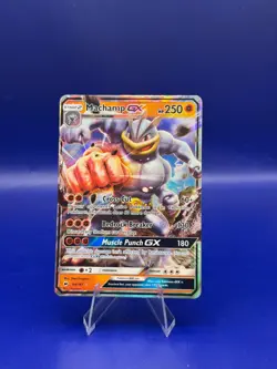 Machamp GX 64/147 Full Art Holo - Sun & Moon - Burning Shadows -NM- Pokemon TCG - Image 1