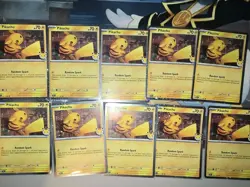 Pikachu 051/162 2026 Pokemon Day 30th Anniversary Promo Lot of 10 (2 w/ SWIRLS) - Image 1