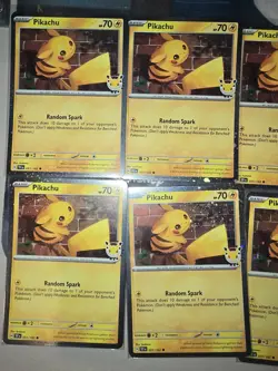 Pikachu 051/162 2026 Pokemon Day 30th Anniversary Promo Lot of 10 (2 w/ SWIRLS) - Image 2