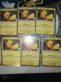 Pikachu 051/162 2026 Pokemon Day 30th Anniversary Promo Lot of 10 (2 w/ SWIRLS) - Image 3