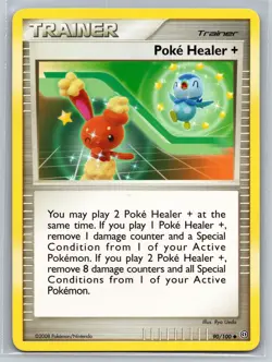 Poke Healer + 90/100 Stormfront Trainer Item Healing Support Pokemon TCG - Image 1