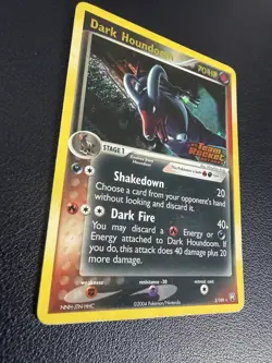 Pokemon TCG Dark Houndoom EX Team Rocket Returns 5 Reverse Holo Rare LP - Image 3