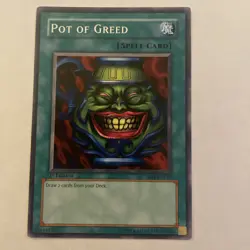 Yu-gi-oh! Pot of Greed - SD4-EN018 - Common - 1st Edition LP - Image 1