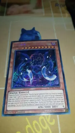Crimson Nova The Dark Cubic Lord MVP1 ENS39 Secret Rare 1st Edition Yugioh - Image 1