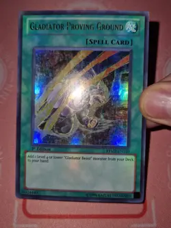 Gladiator Proving Ground (LP) RYMP-EN110 Ultra Rare 1st Edition US Print - Image 2