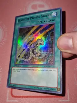 Gladiator Proving Ground (LP) RYMP-EN110 Ultra Rare 1st Edition US Print - Image 4