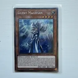 Yu-Gi-Oh! Silent Magician RA02-EN012 Platinum Secret Rare 1st Edition - Image 1