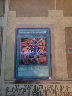 YUGIOH DEDICATION THROUGH LIGHT AND DARKNESS IOC-EN095 SUPER UNLIMITED ED VLP - Image 1