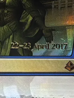 Pack Fresh Prerelease Promo Nissa Steward Of Elements Misprint Date Seen Through - Image 2