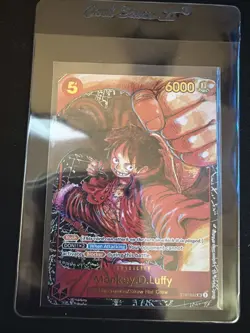 One Piece CCG Monkey.D.Luffy ST01-012 SR Awakening of the New Era NM Condition - Image 1