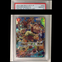 One Piece Card Japanese PSA 10 Edward Newgate ST15-002 OP10-SP ALT ART 2024 JPN - Image 1
