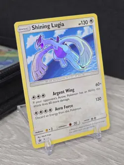 Pokemon Card TCG Shining Legends Lugia SM82 Holo Rare Black Star Promo Card NM - Image 1