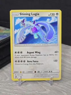 Pokemon Card TCG Shining Legends Lugia SM82 Holo Rare Black Star Promo Card NM - Image 3
