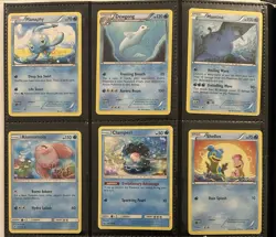 Pokemon TCG Lot Of 6 Water Type Cards 2015-2018 All Near Mint Condition - Image 1