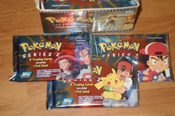 POKEMON - The First Movie Topps Trading Cards BLUE Logo Box 36 Packs ULTRA RARE! - Image 3